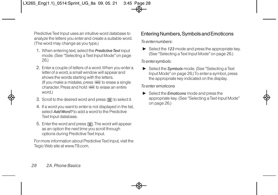 LG LGLX265 User Manual | Page 40 / 160