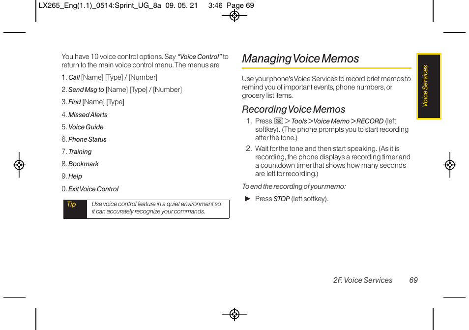 LG LGLX265 User Manual | Page 81 / 160