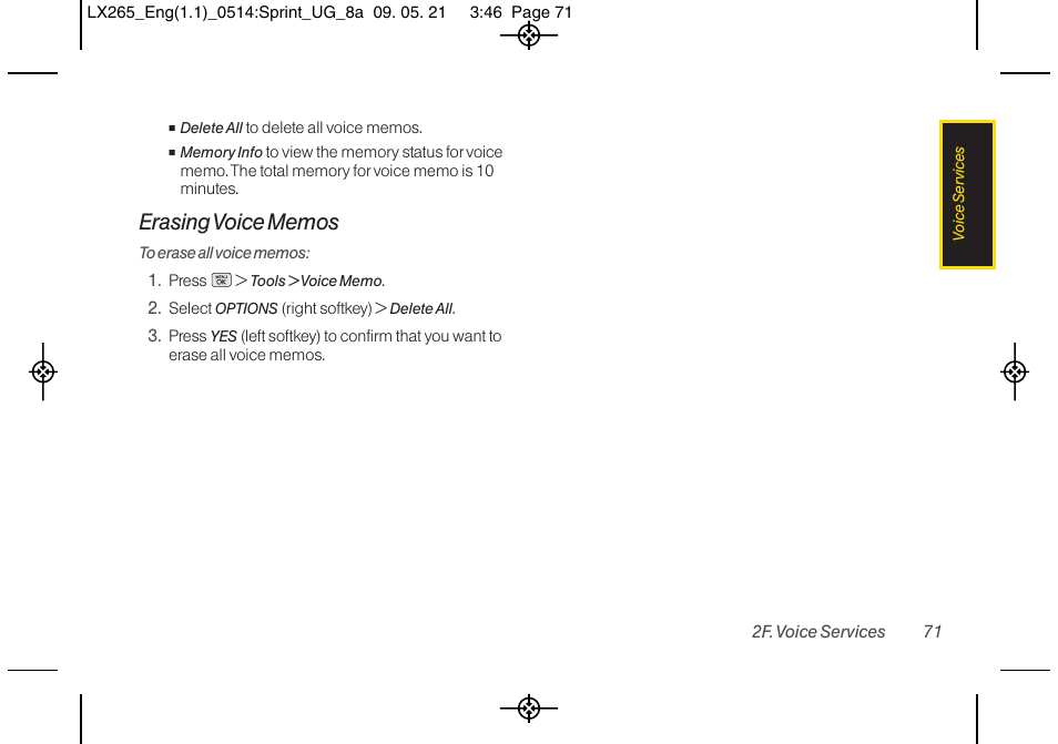 LG LGLX265 User Manual | Page 83 / 160