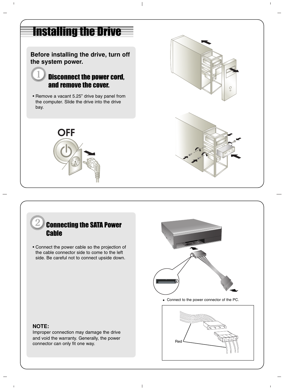 LG GH22NS30 User Manual | 4 pages