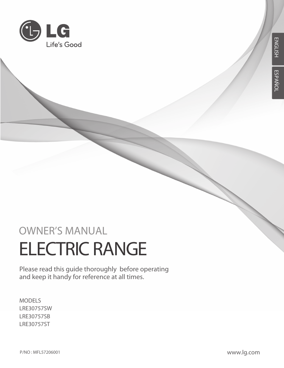 LG LRE30757ST User Manual | 41 pages