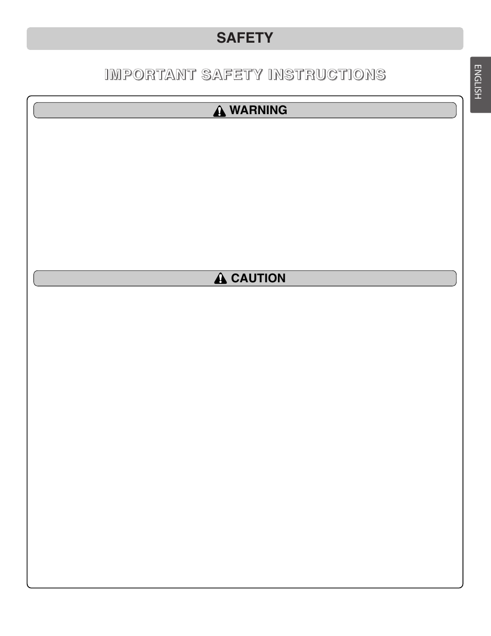 LG LRE30757ST User Manual | Page 5 / 41