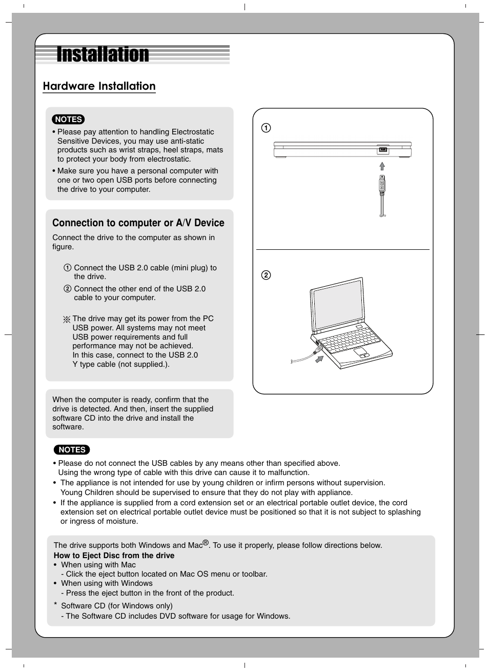 LG AP70NS50 User Manual | 4 pages