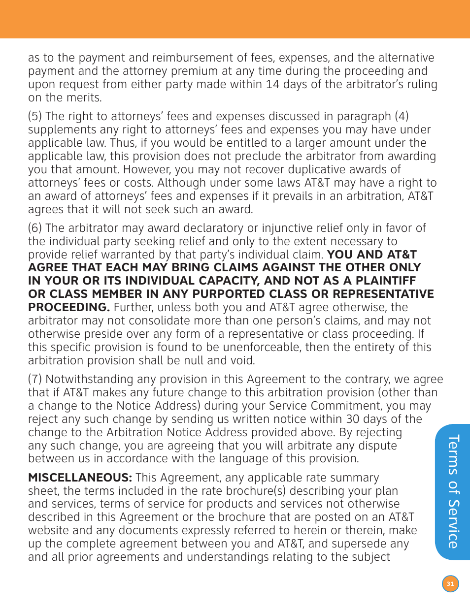 Terms of servic e | LG P506 User Manual | Page 33 / 72