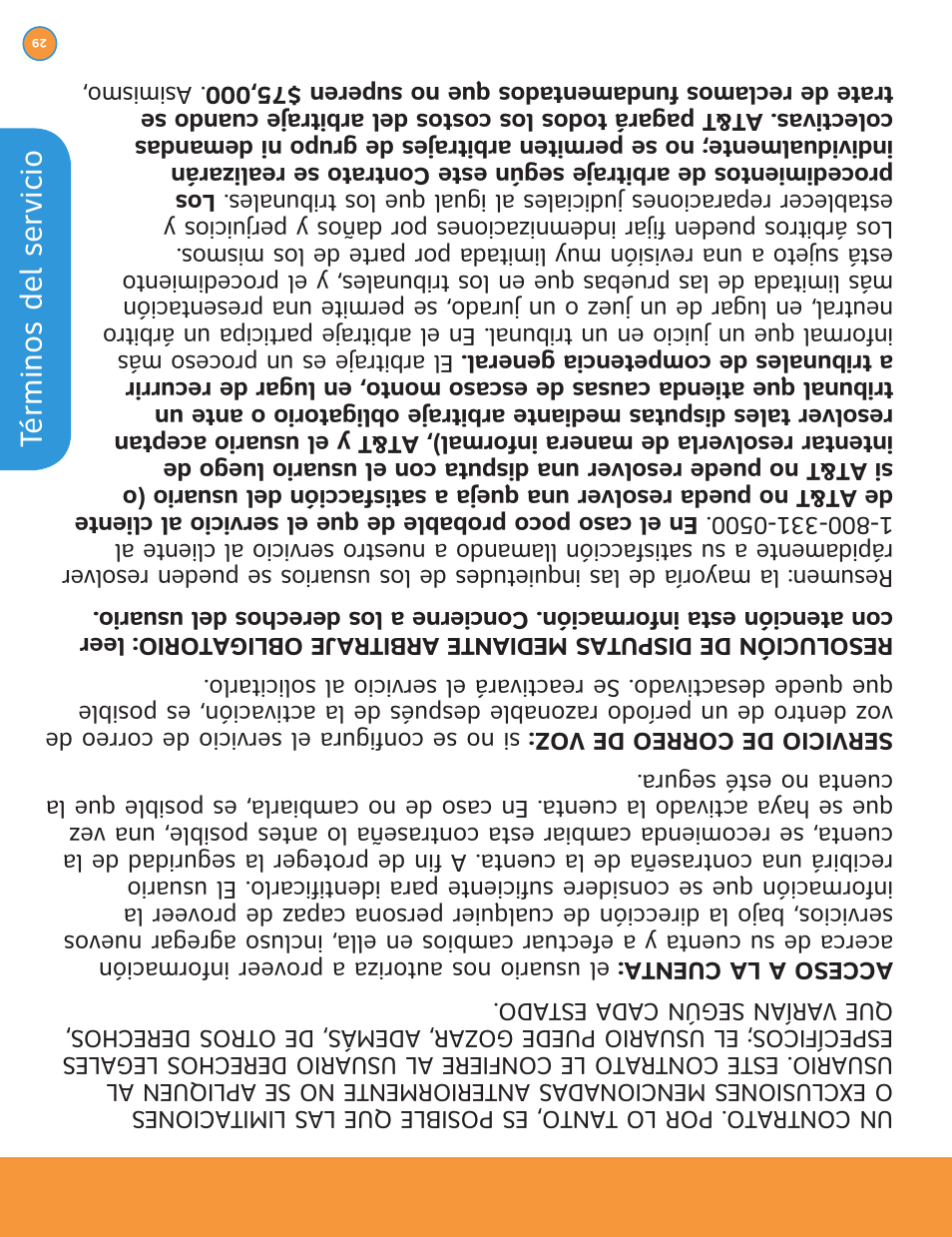 Términos del servicio | LG P506 User Manual | Page 42 / 72