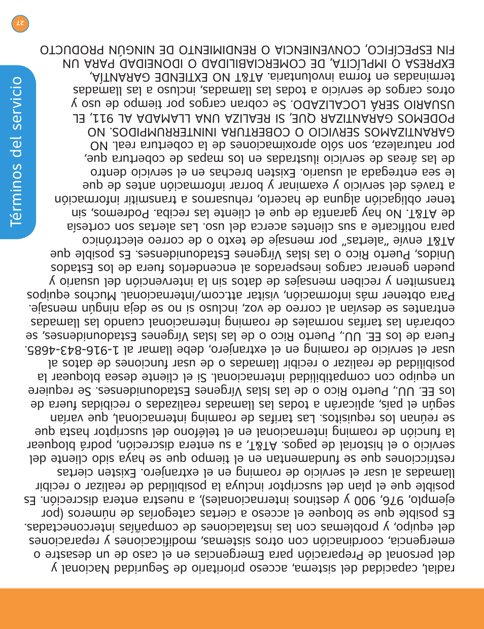 Términos del servicio | LG P506 User Manual | Page 44 / 72