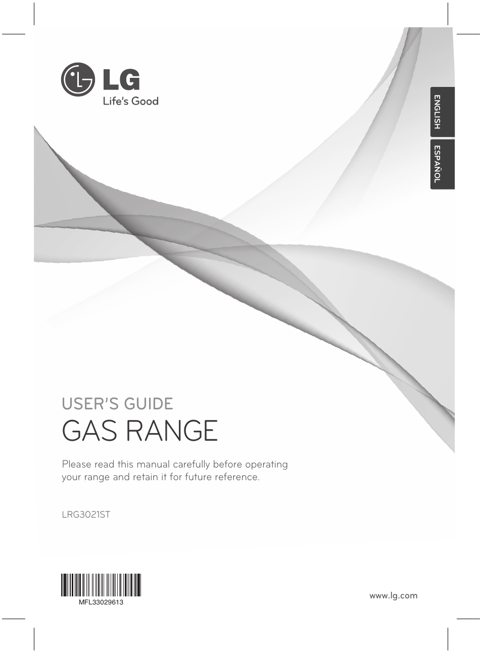 LG LRG3021ST User Manual | 76 pages