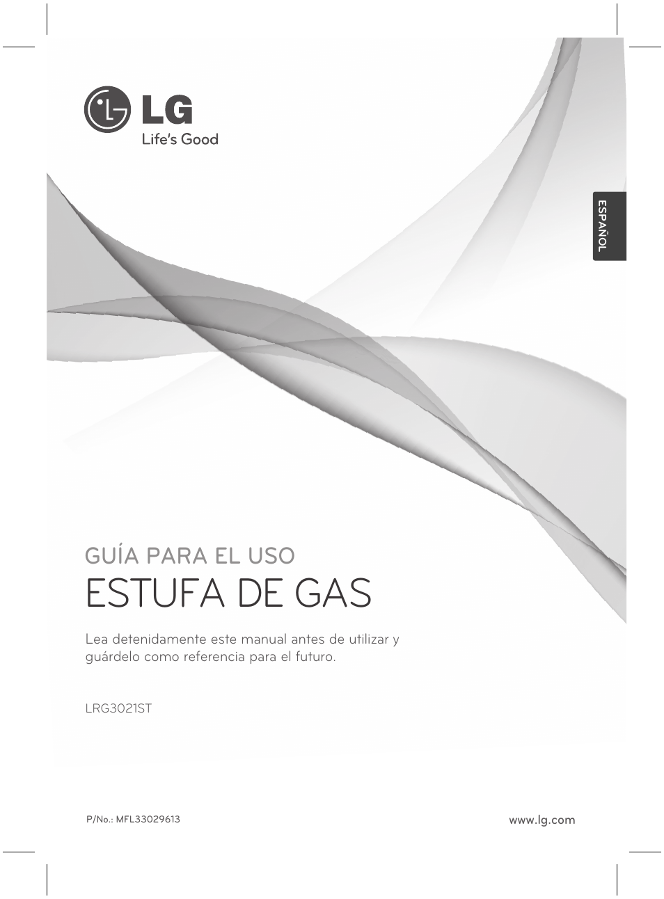 Estufa de gas, Guía para el uso | LG LRG3021ST User Manual | Page 37 / 76