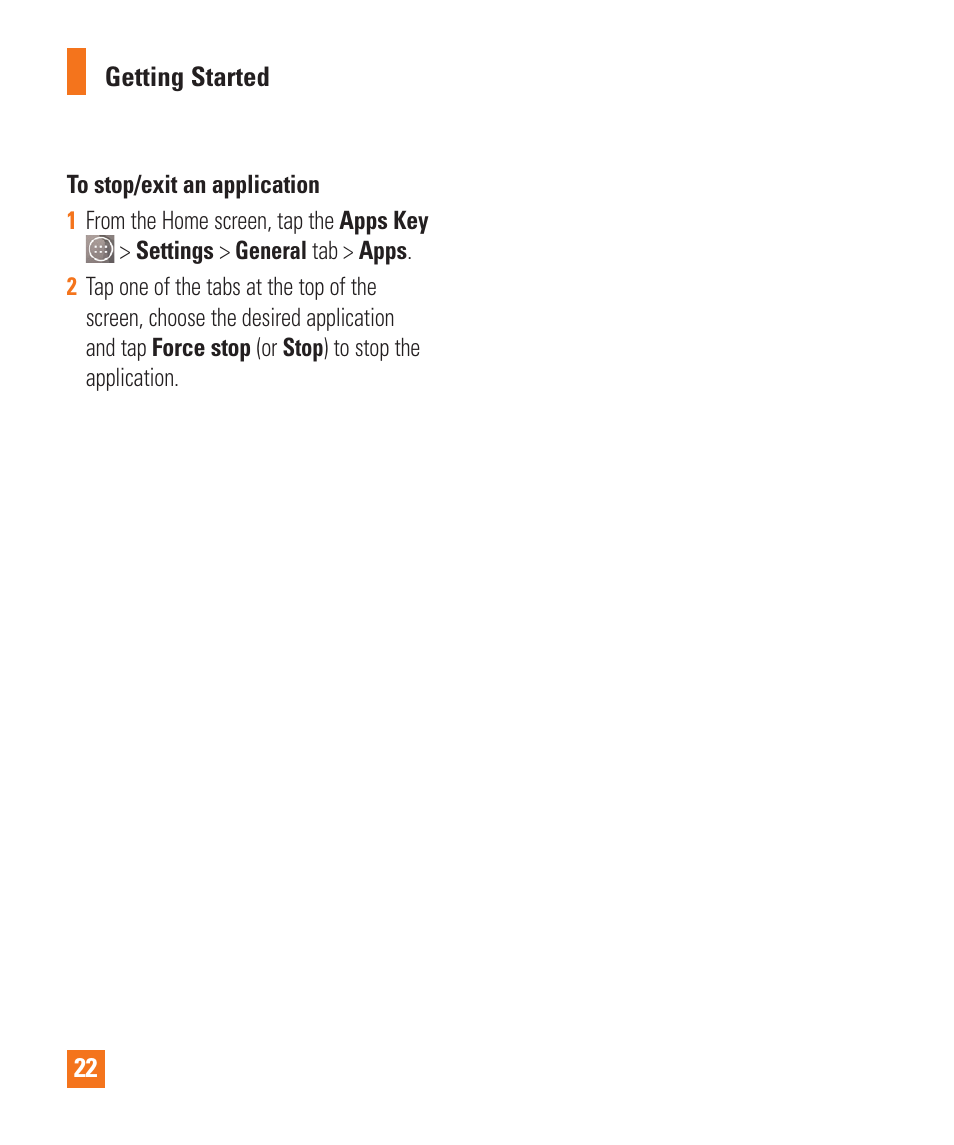 LG LGD850 User Manual | Page 22 / 131