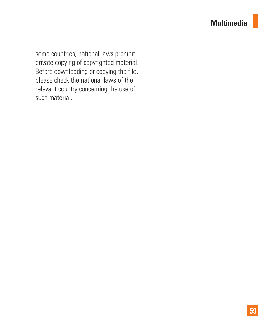 LG LGD850 User Manual | Page 59 / 131
