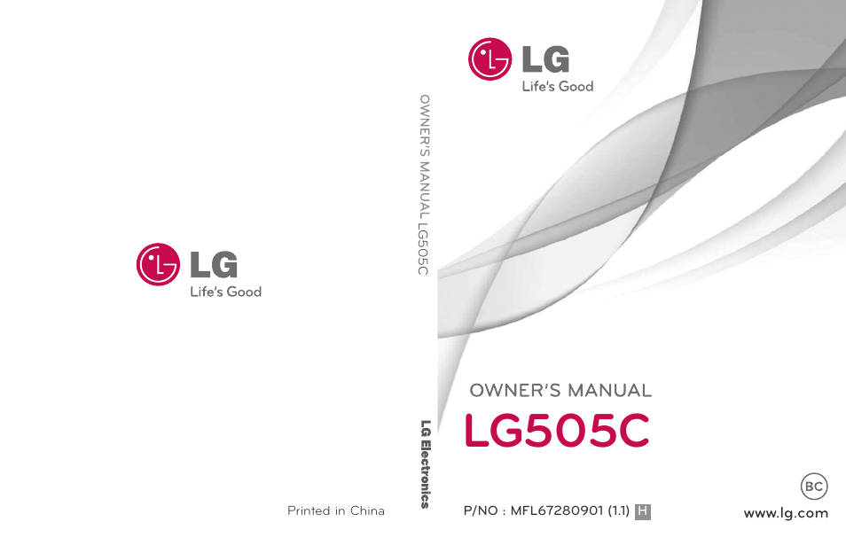 LG LG505C User Manual | 245 pages