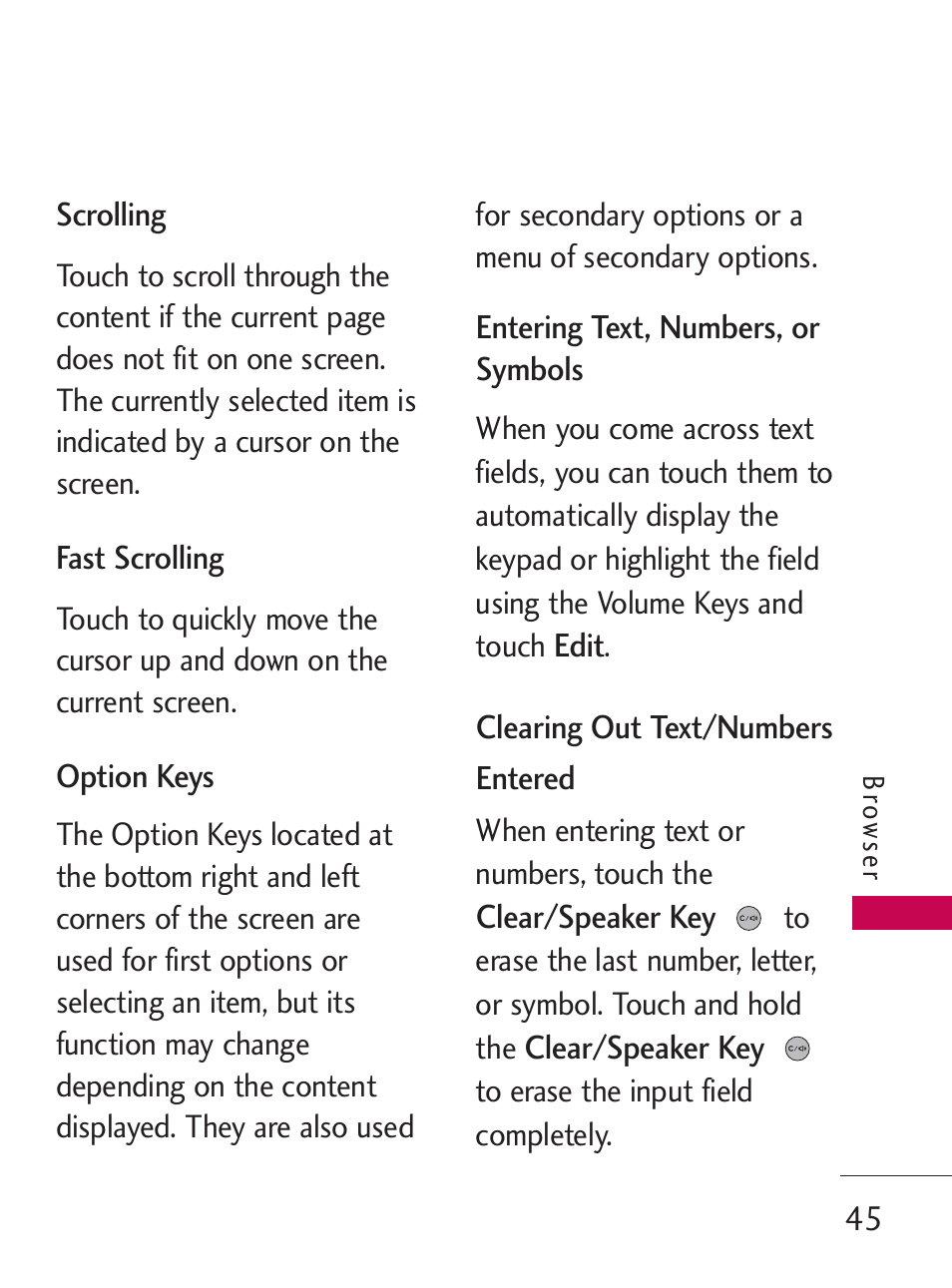 LG LG505C User Manual | Page 47 / 245