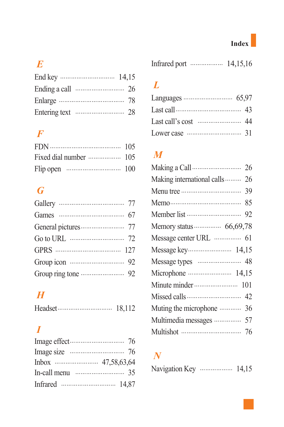 LG L1400 User Manual | Page 131 / 132