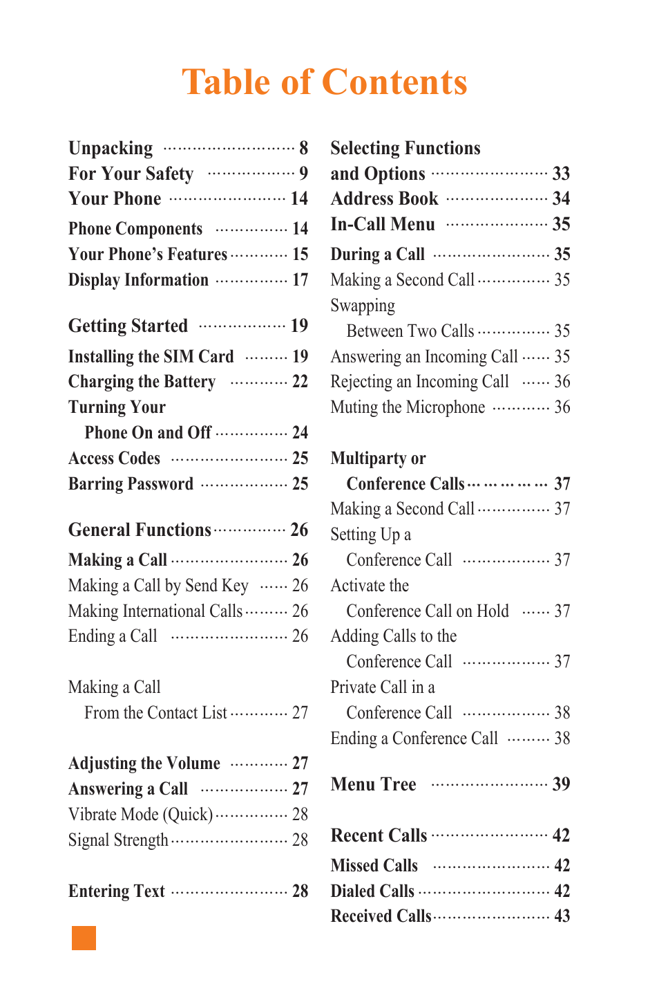 LG L1400 User Manual | Page 2 / 132