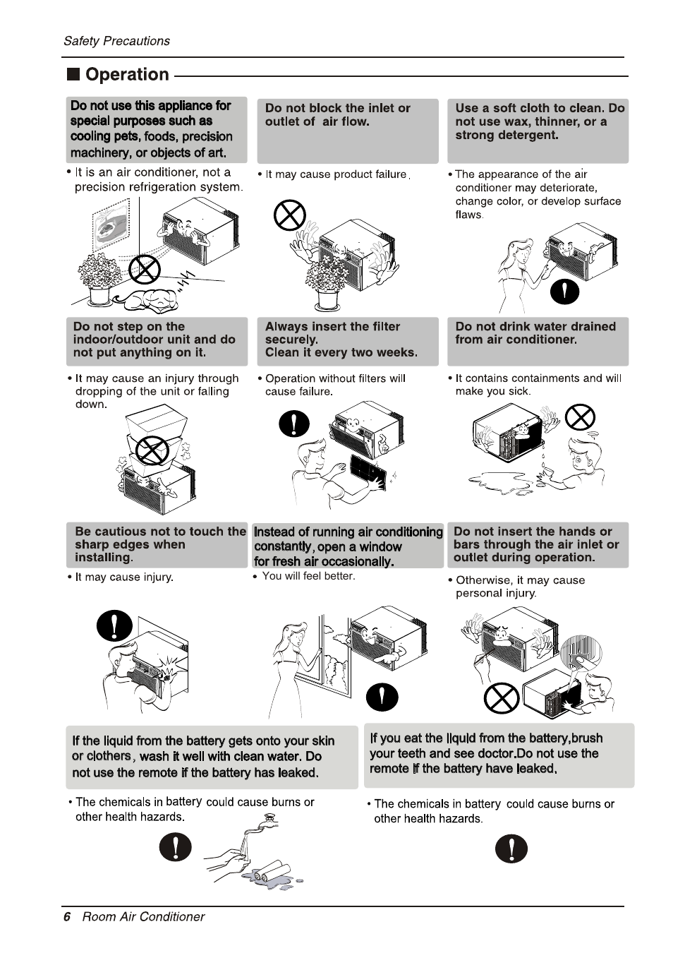 LG LT1213CNR User Manual | Page 6 / 48