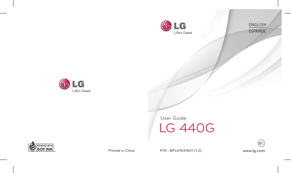 LG LG440G User Manual | 122 pages