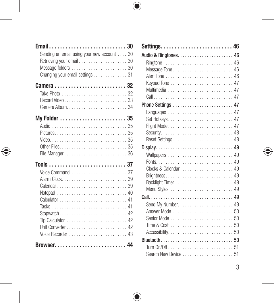 LG LG440G User Manual | Page 5 / 122
