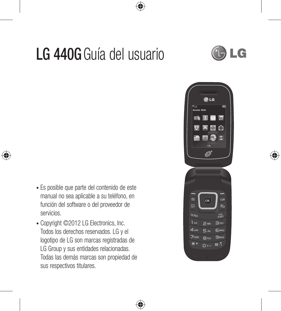Lg 440g, Guía del usuario | LG LG440G User Manual | Page 61 / 122