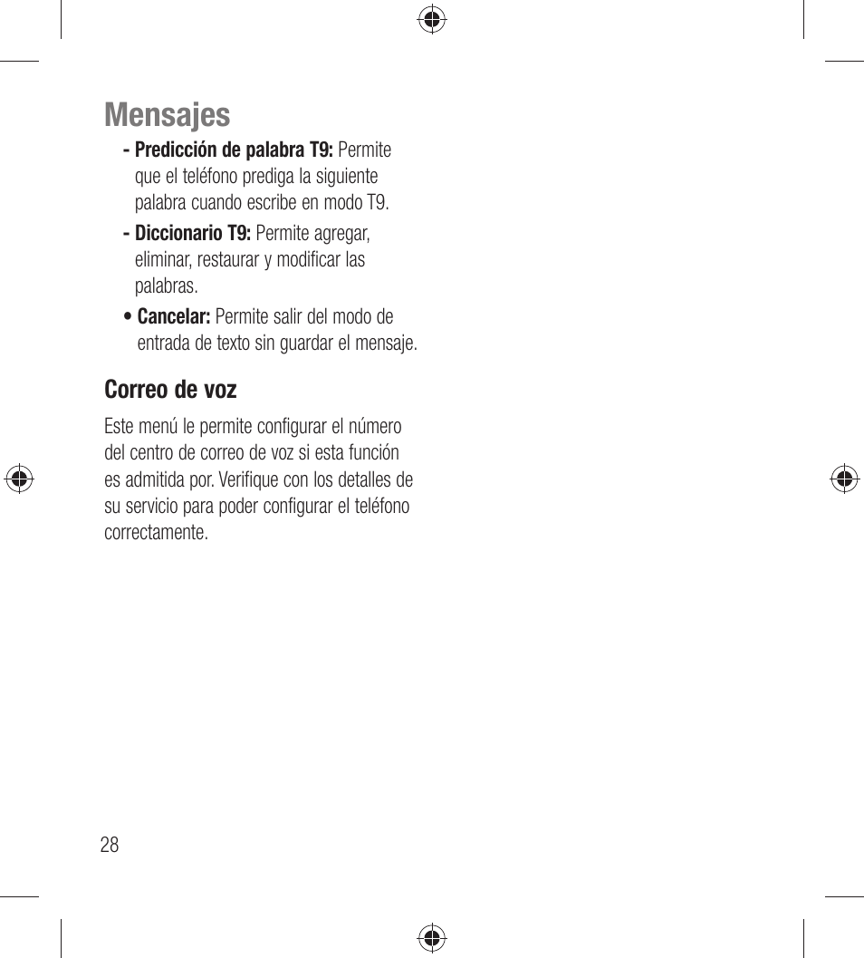 Mensajes | LG LG440G User Manual | Page 88 / 122