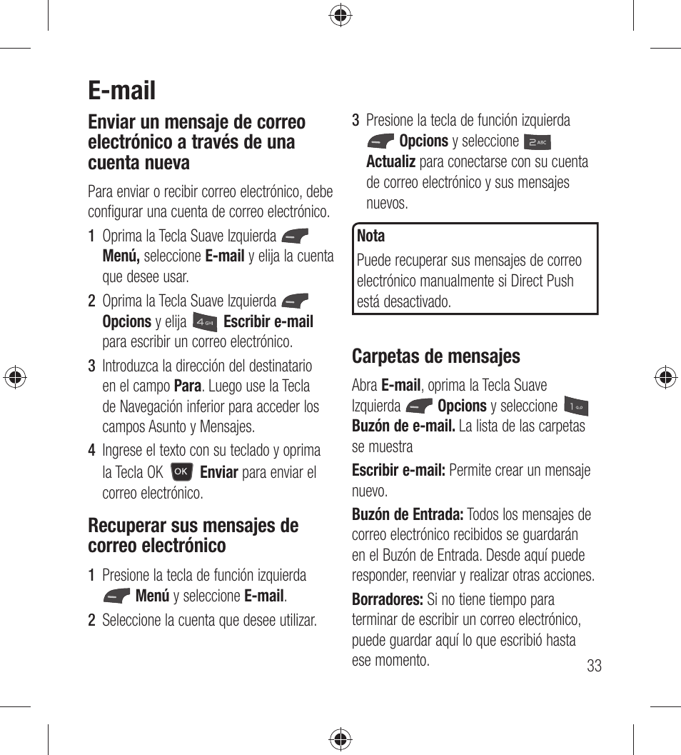 E-mail | LG LG440G User Manual | Page 93 / 122
