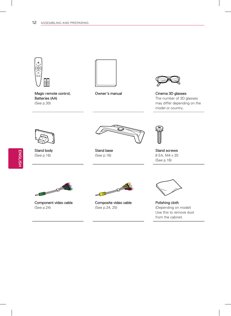 LG 55LM9600 User Manual | Page 12 / 40