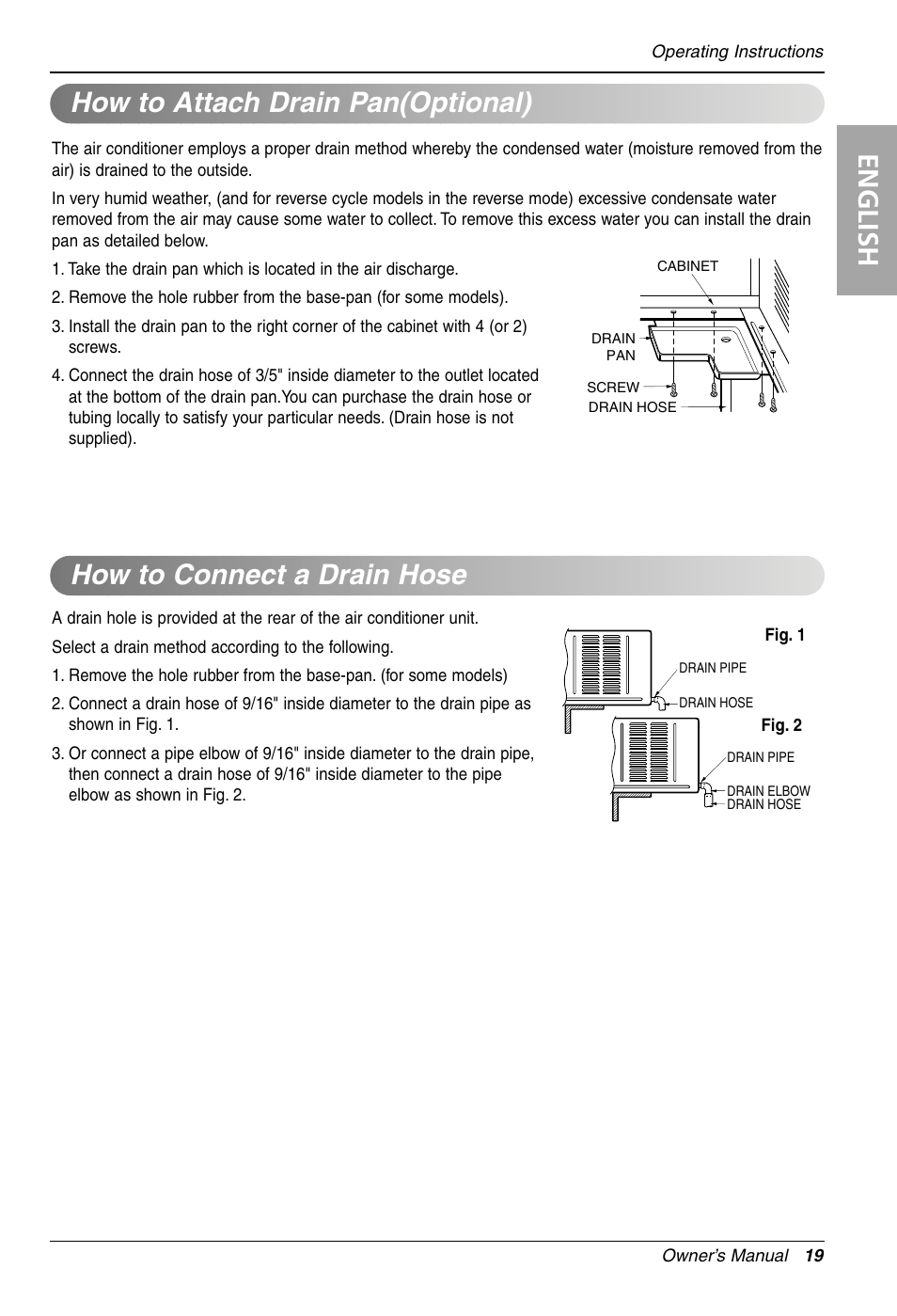 English | LG LW1810HR User Manual | Page 19 / 44