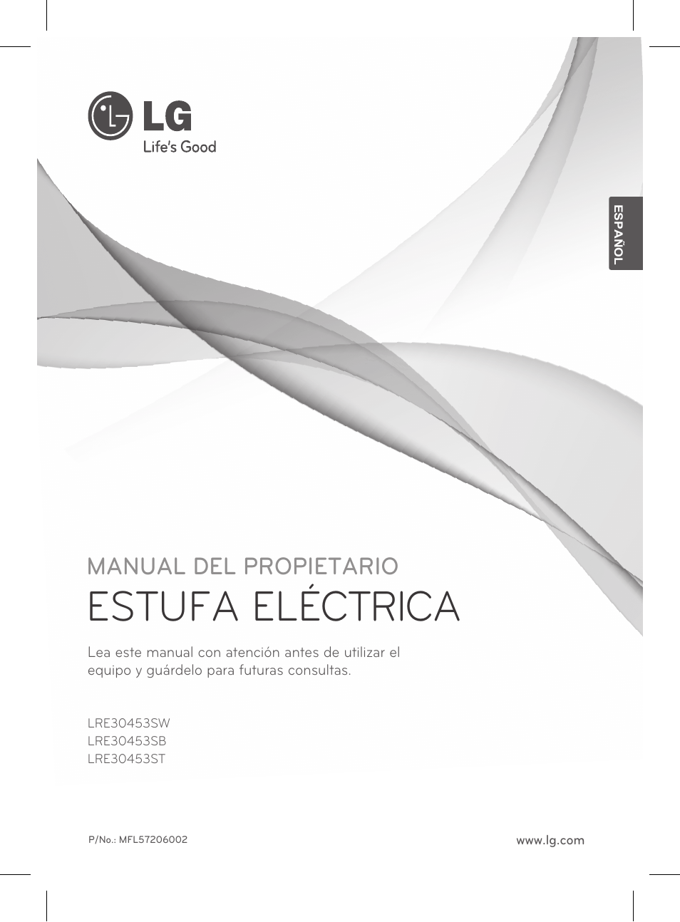 Estufa eléctrica, Manual del propietario | LG LRE30453ST User Manual | Page 37 / 76