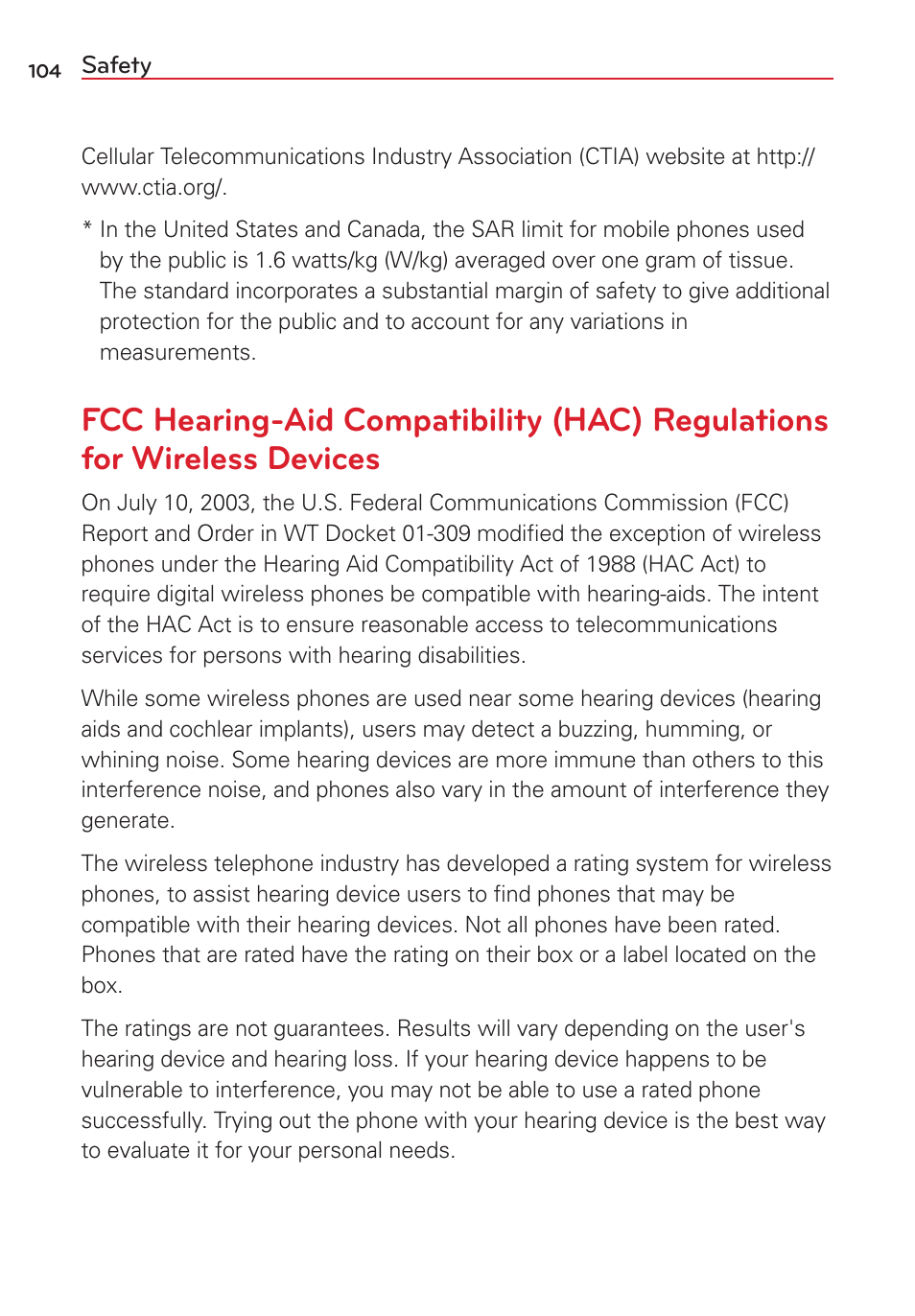 LG VS415PP User Manual | Page 106 / 133