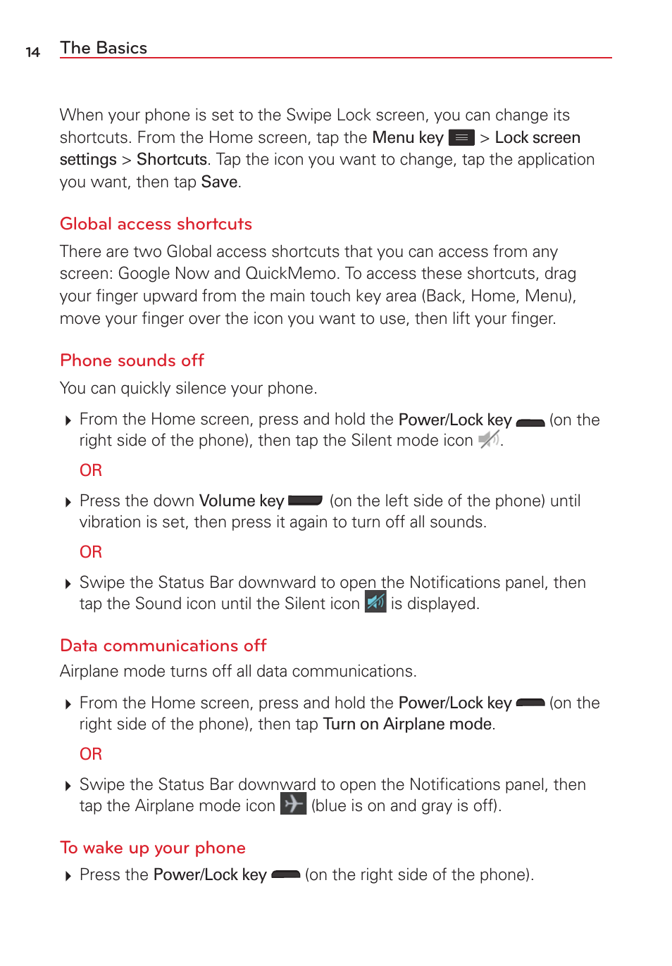 LG VS415PP User Manual | Page 16 / 133