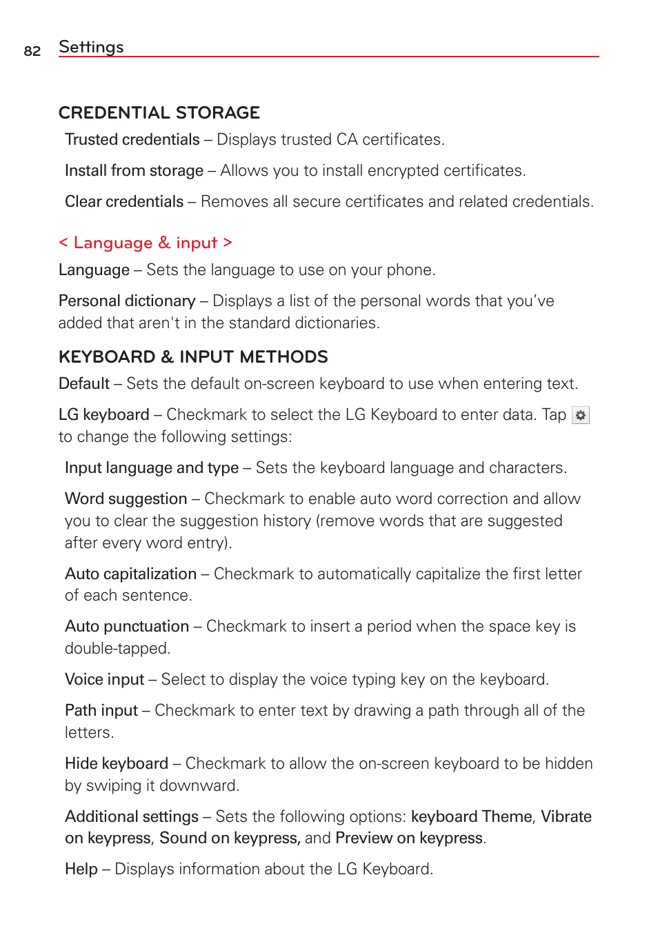LG VS415PP User Manual | Page 84 / 133