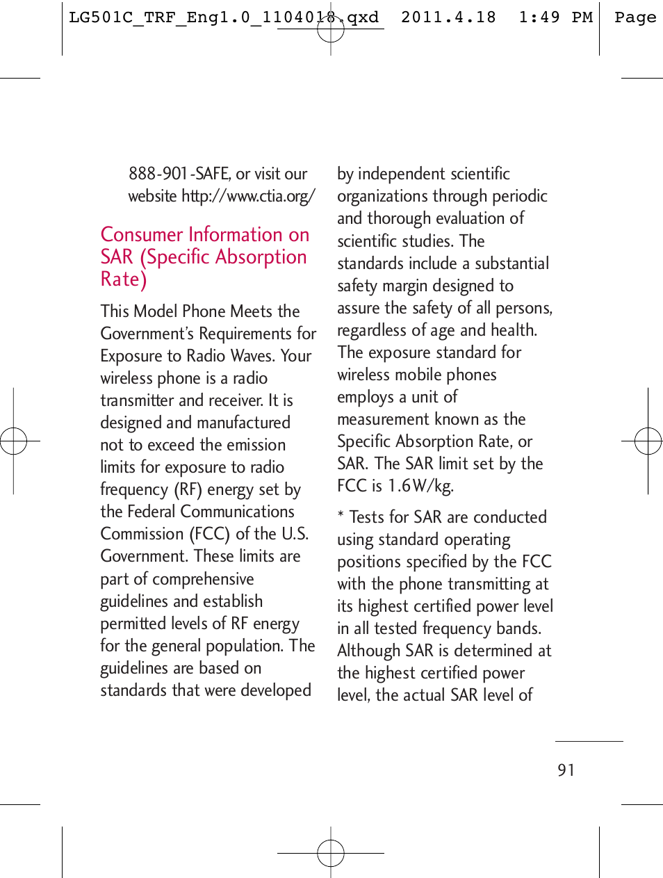 LG LG501C User Manual | Page 91 / 104