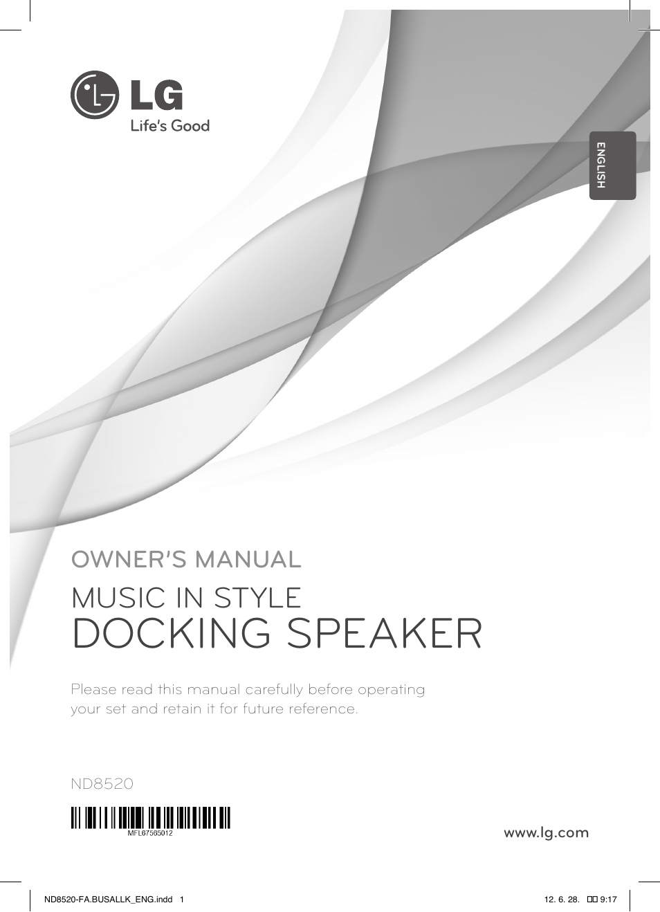 LG ND8520 User Manual | 36 pages