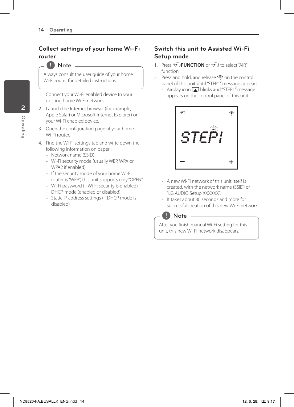 LG ND8520 User Manual | Page 14 / 36