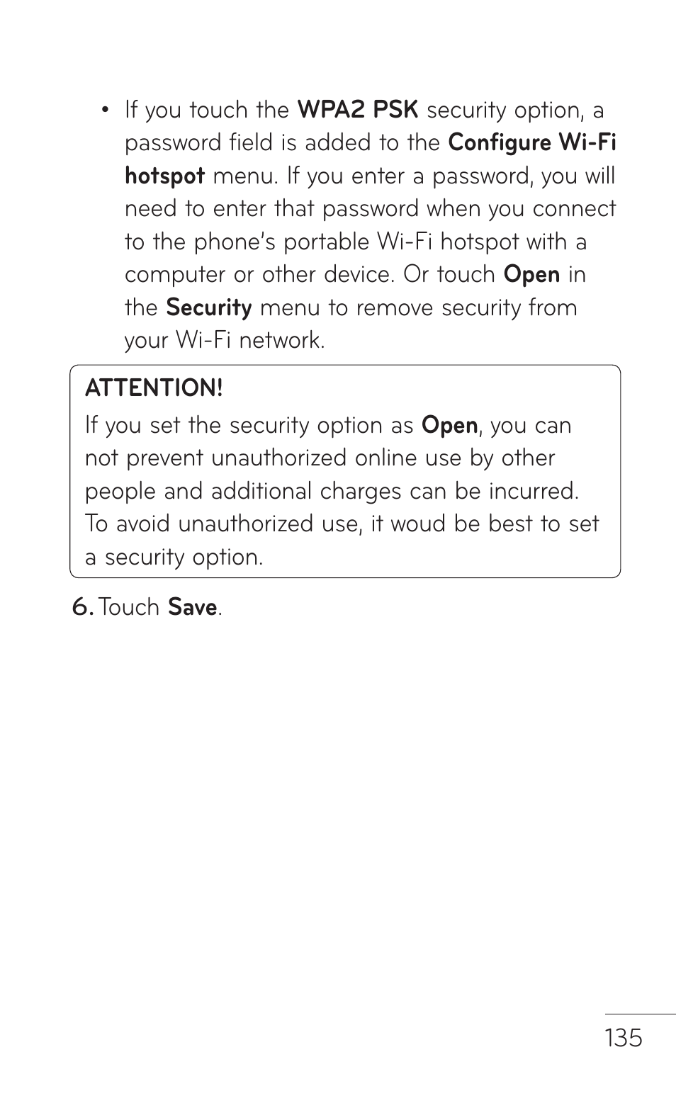 LG LGP509 User Manual | Page 135 / 396