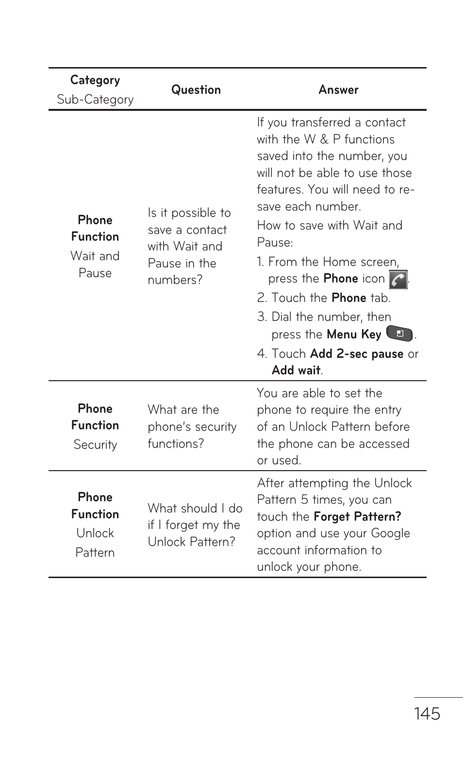 LG LGP509 User Manual | Page 145 / 396