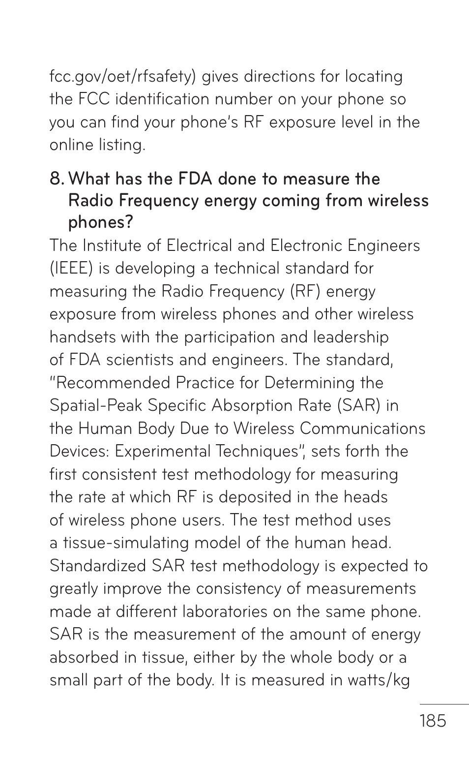 LG LGP509 User Manual | Page 185 / 396