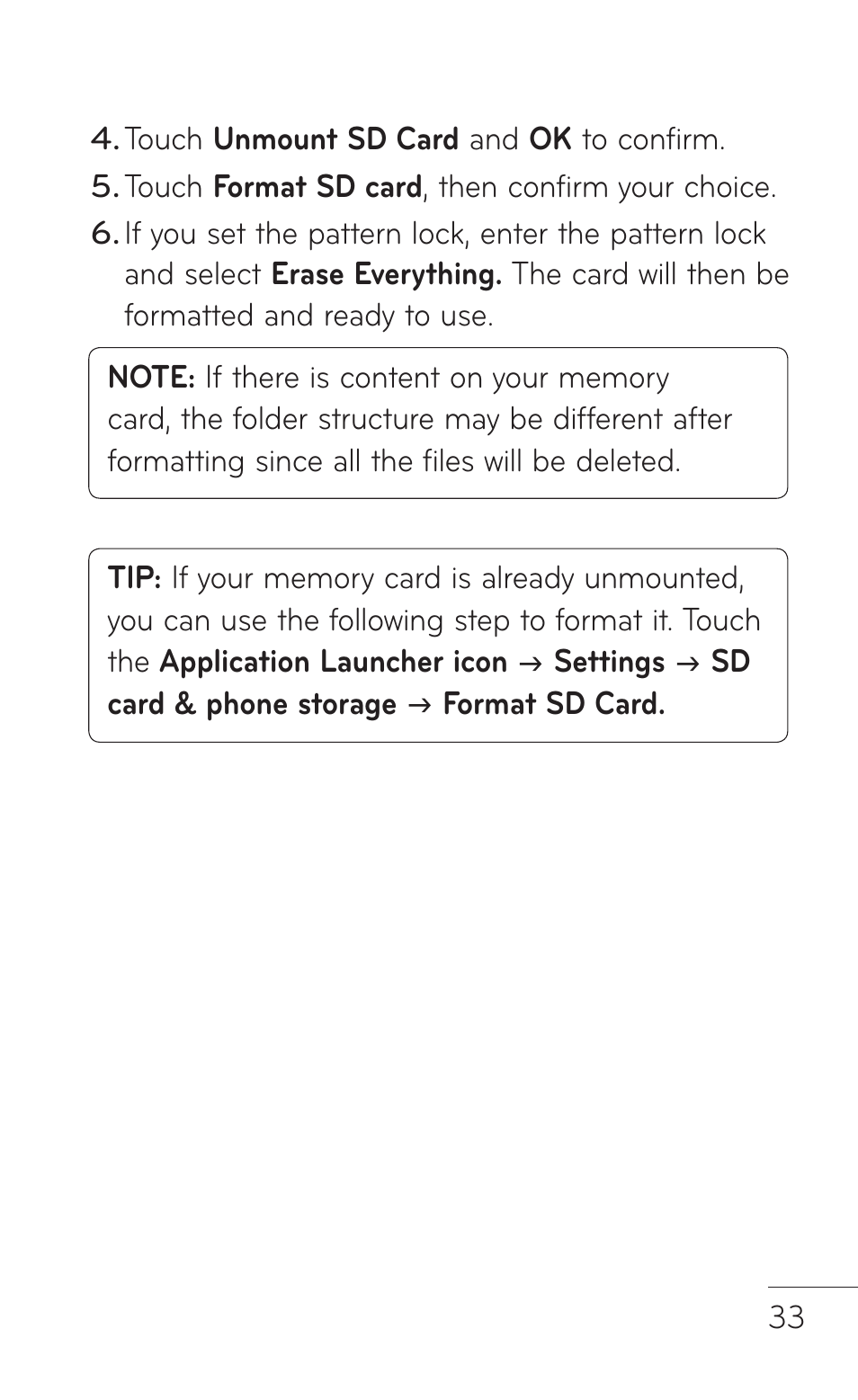 LG LGP509 User Manual | Page 33 / 396