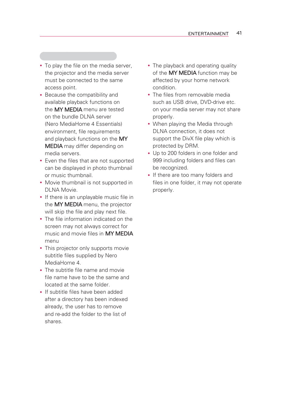 LG HW300T User Manual | Page 41 / 76