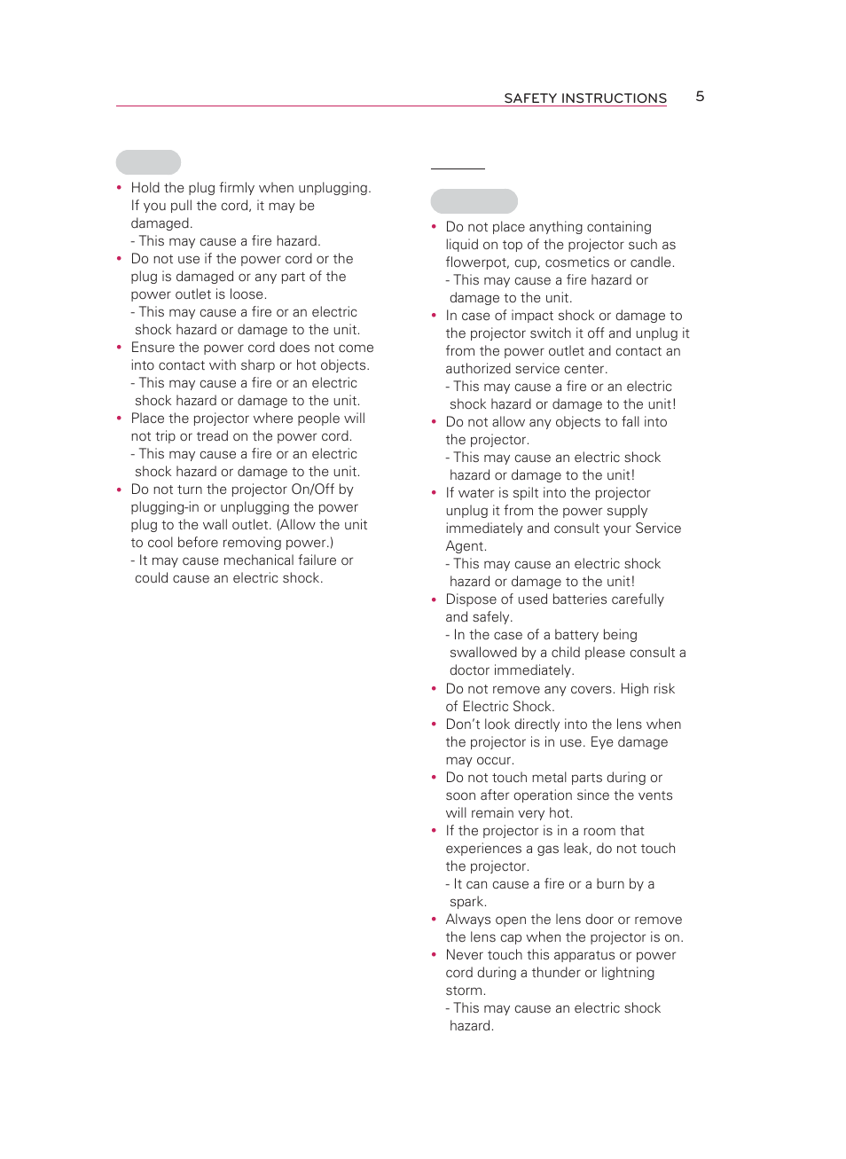 Using | LG HW300T User Manual | Page 5 / 76