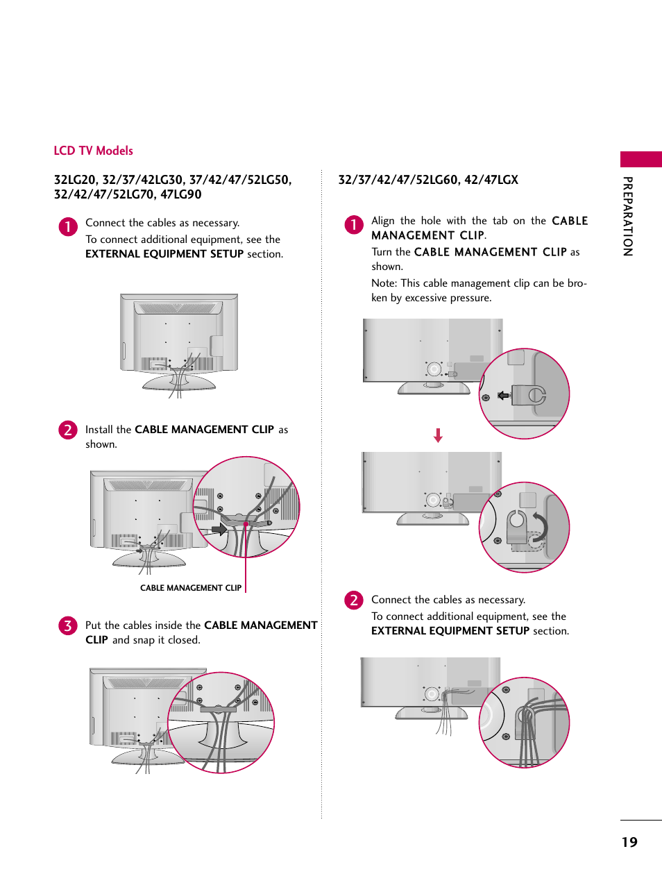 LG 47LG70 User Manual | Page 21 / 152