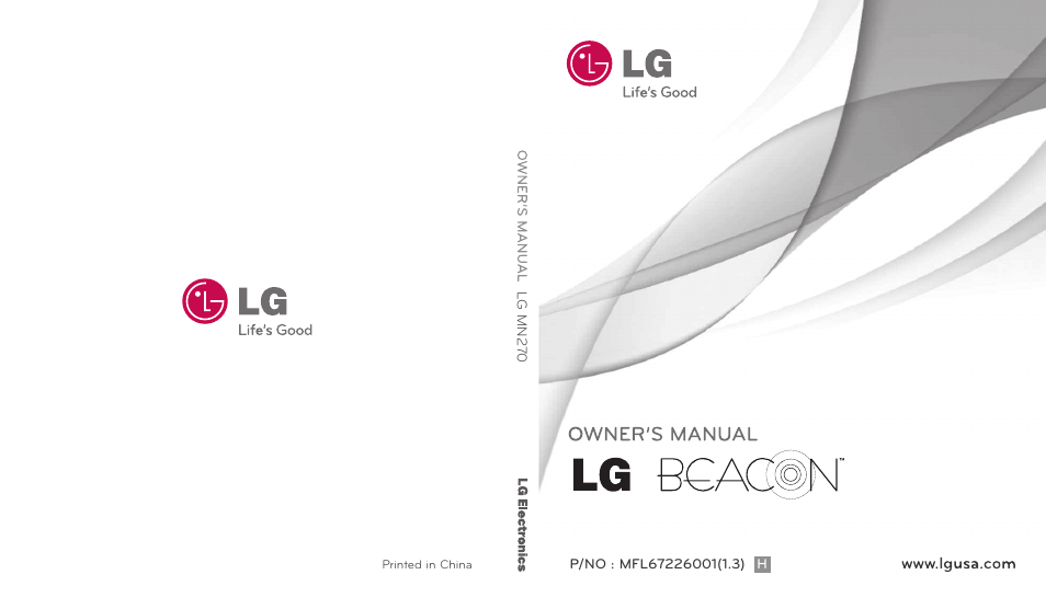 LG MN270 User Manual | 273 pages