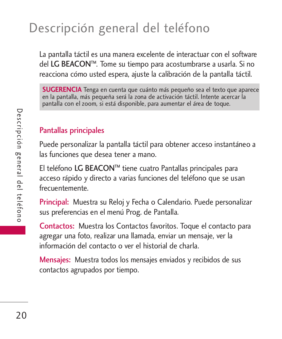 Descripción general del teléfono | LG MN270 User Manual | Page 154 / 273