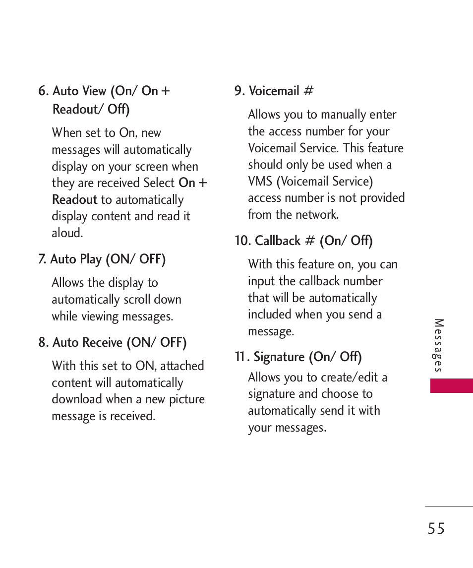 LG MN270 User Manual | Page 57 / 273