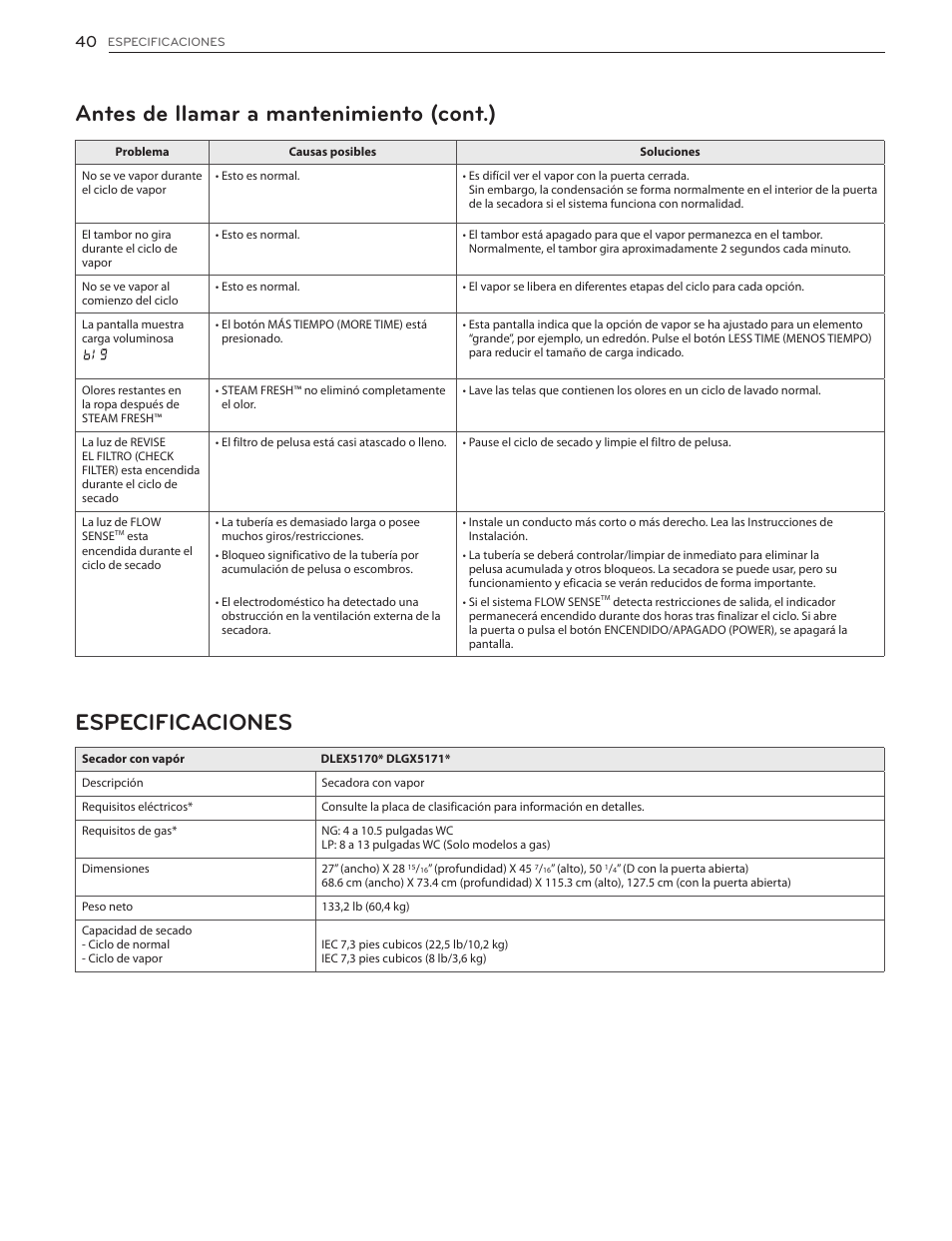 LG DLGX5171V User Manual | Page 82 / 88