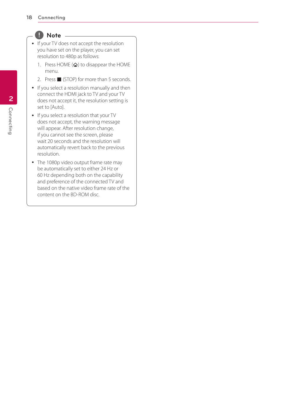 LG LAB540W User Manual | Page 18 / 77