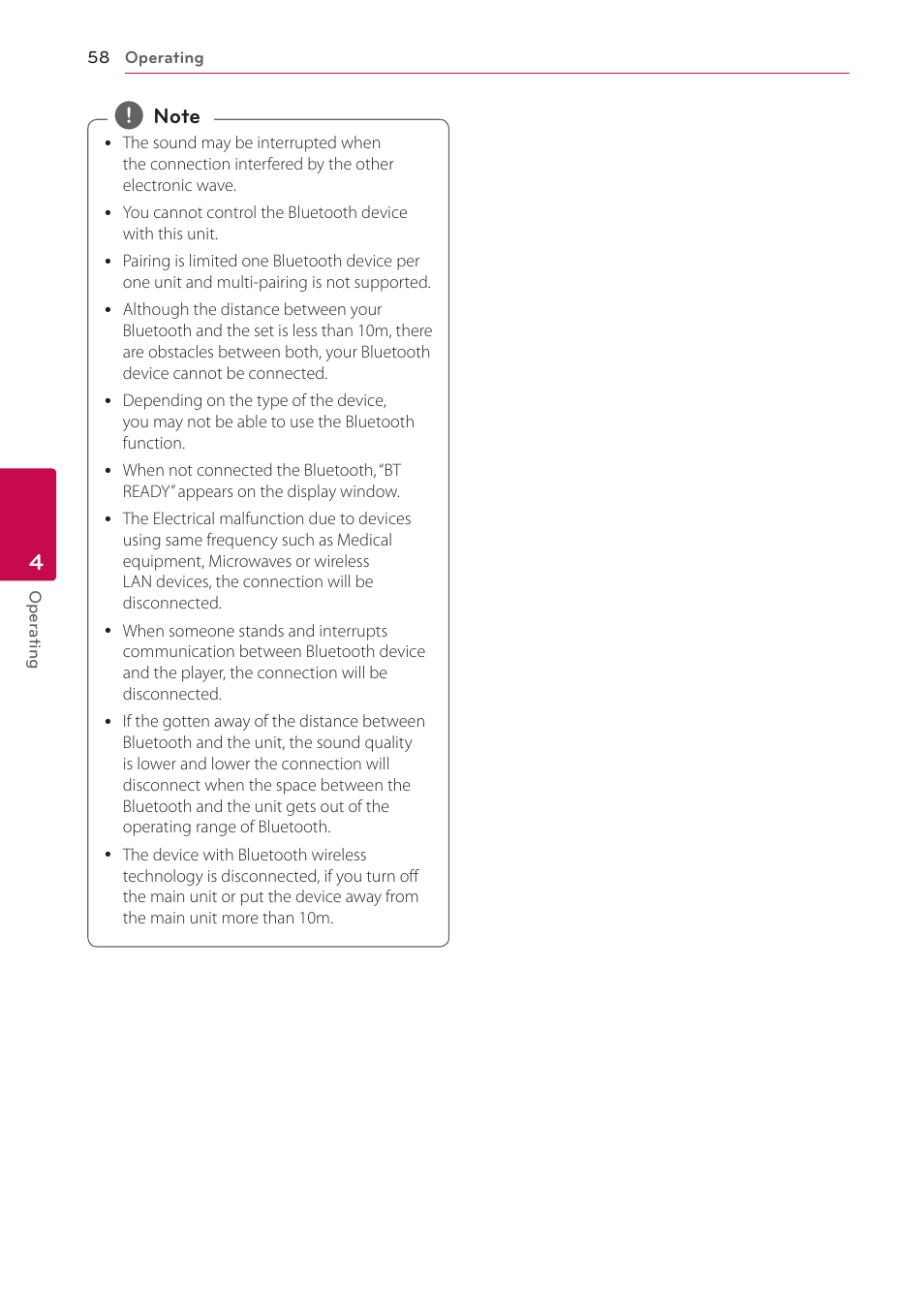 LG LAB540W User Manual | Page 58 / 77