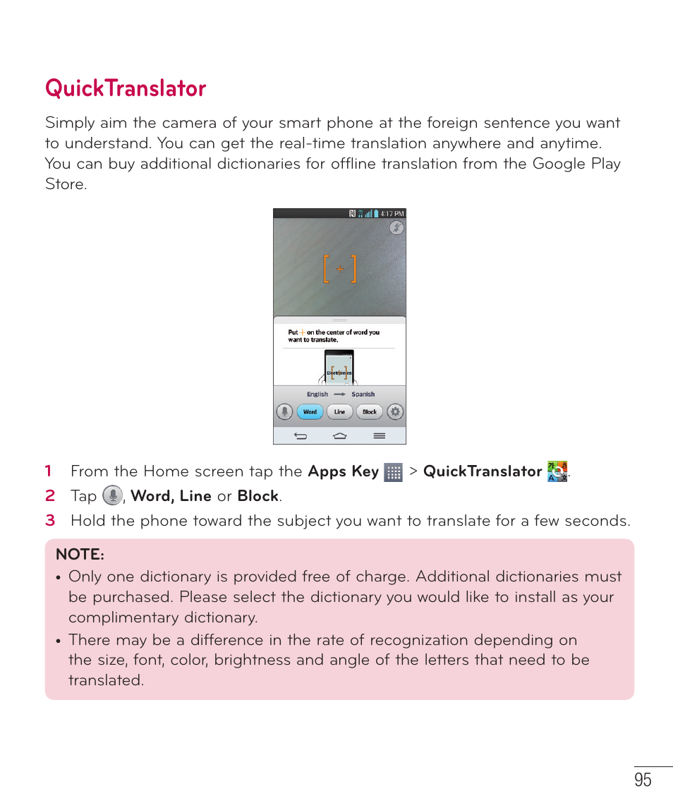 Quicktranslator | LG LGD801BK User Manual | Page 97 / 177