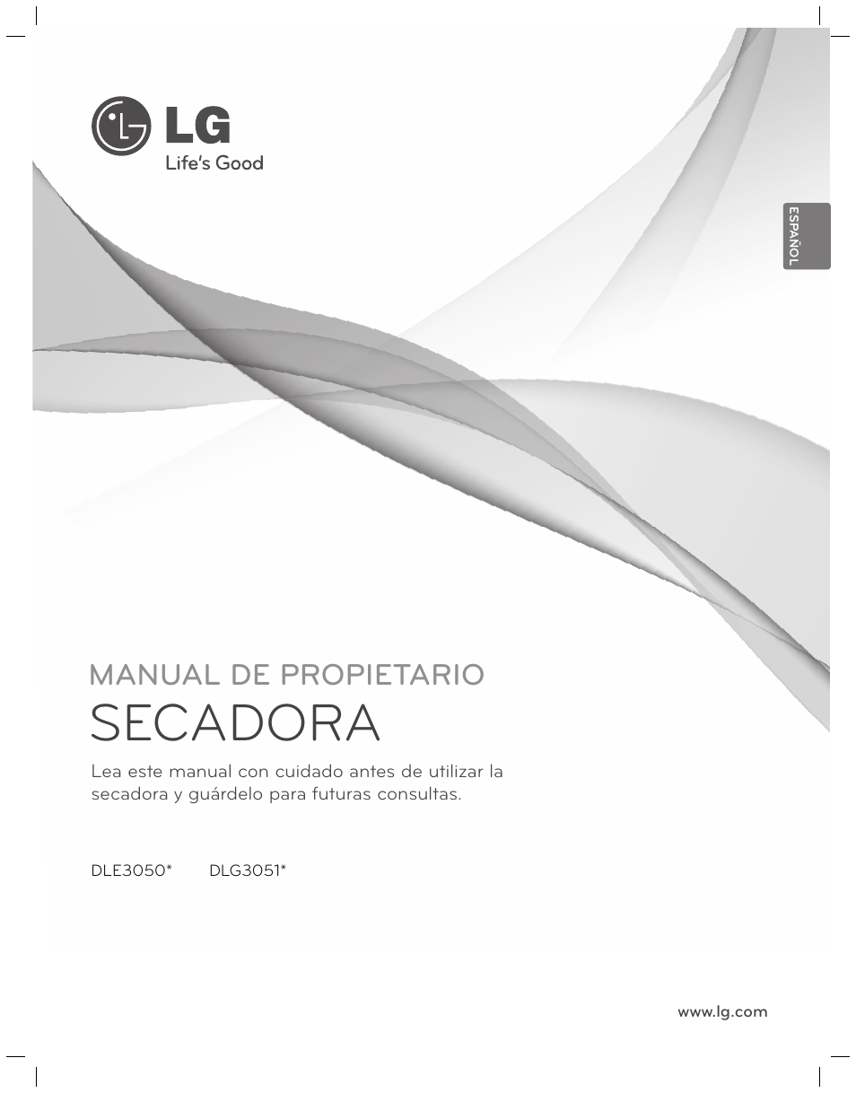 Secadora, Manual de propietario | LG DLG3051W User Manual | Page 43 / 84