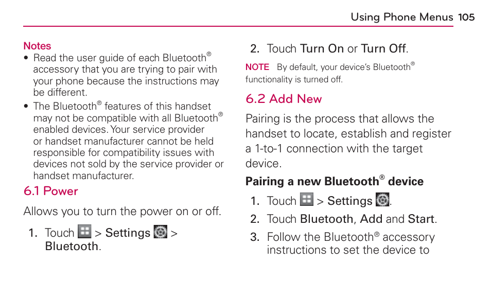 LG UN272 User Manual | Page 105 / 172