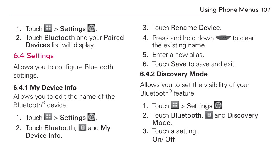 LG UN272 User Manual | Page 107 / 172